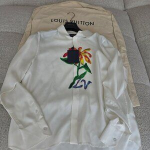 Louis Vuitton Limited Edition Silk Dress Shirt (New)